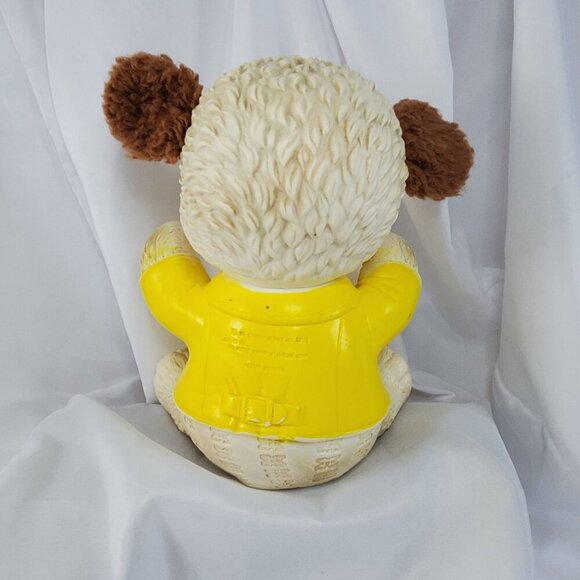 VTG 1962 Rubber Bear w/Fur Ears Edward Mobley The Arrow Rubber Co. No Squeaking - Picture 8 of 16
